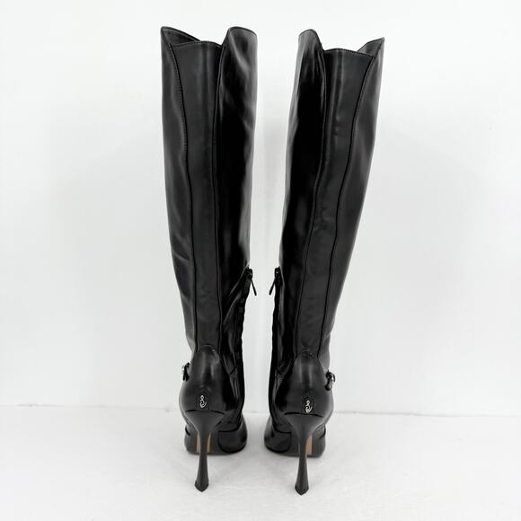Sam Edelman Womens Elia Above The Knee High Boots US 6.5 M WC Black Leather NIB - Picture 9 of 12